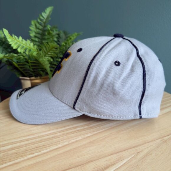 West Virginia University WVU Mountaineers Baseball Hat One Fit Top Of World Gray - Picture 5 of 8